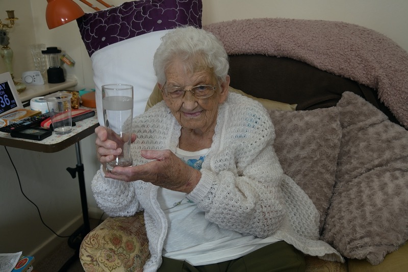 Main image for 100 not out for centenarian Violet