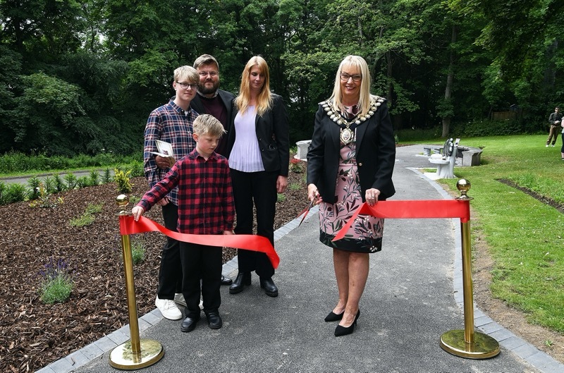 Main image for Memorial garden opens in teen’s memory