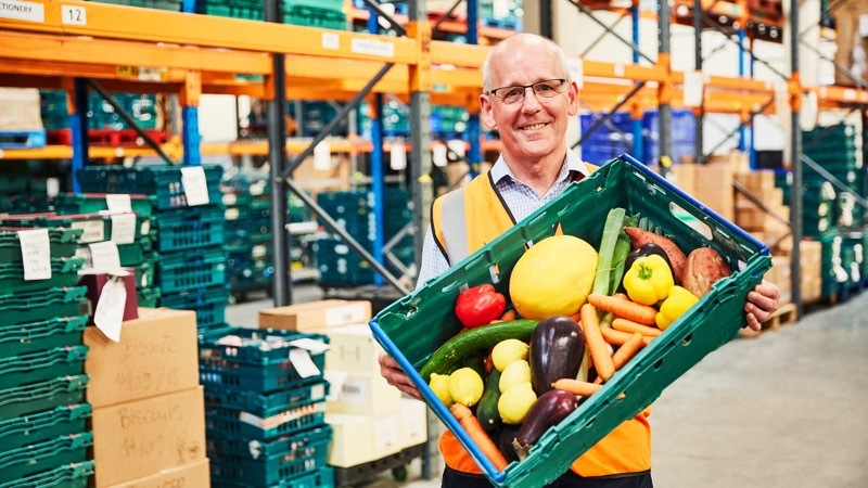 Main image for Surplus food feeds hungry residents