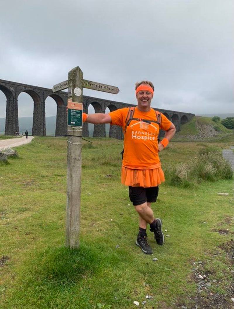Main image for Three peaks no match for hospice fundraiser