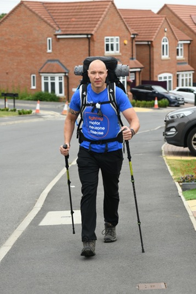 Main image for 200-mile trek for firefighter