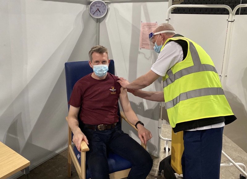 Main image for Double-jabbed Dan urges others to follow suit
