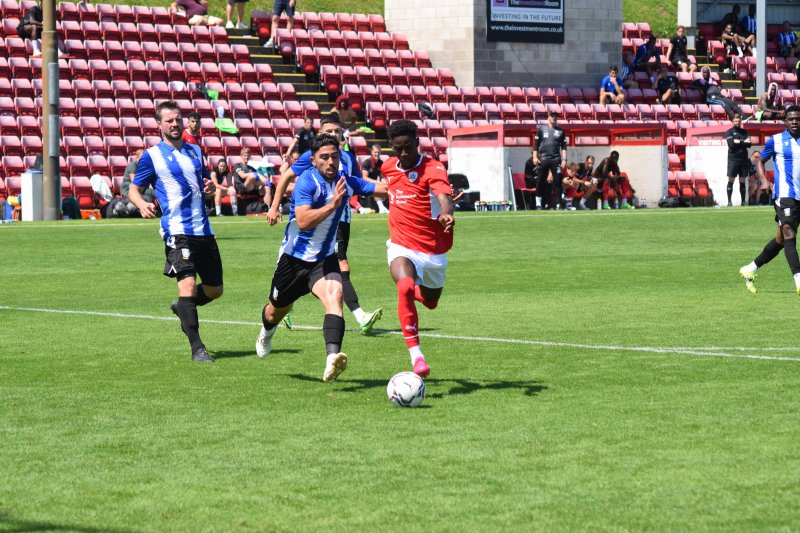 Main image for Oduor welcomes attacking role a year on from Brentford goal