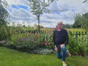 BIG TURNAROUND: Malcolm Richardson’s garden.