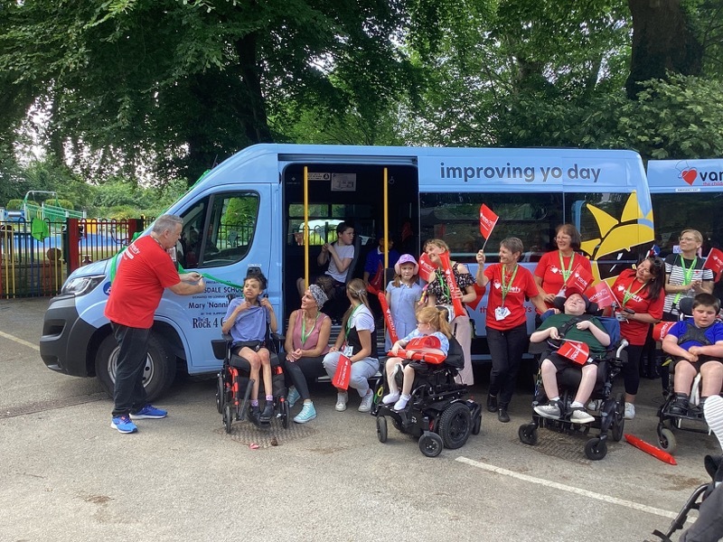 BIG DAY OUT: Pupils from Robert Ogden School