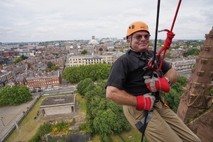 NEW HEIGHTS: Fr Darren Percival.