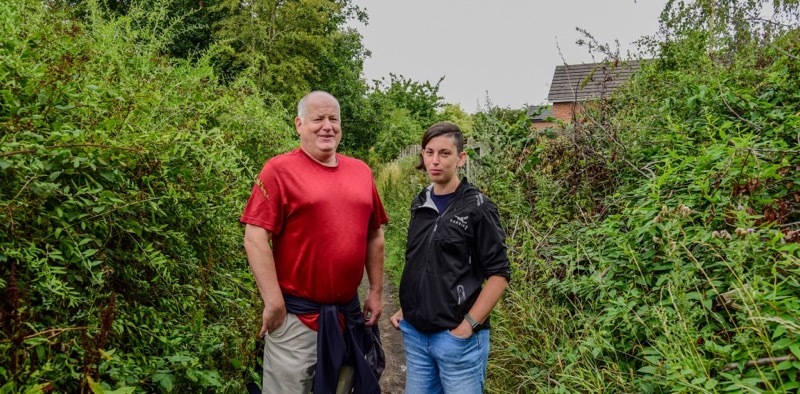 CONCERNS: Coun Dickie Denton and Leyla Nayeri. Picture: Andrew Copley.