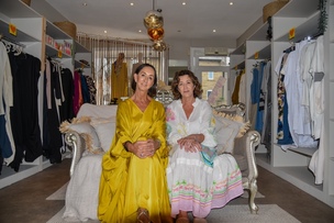 HAPPY RETIREMENT: Toni Harrison and Zoe Hewitt. Picture Andrew Copley.