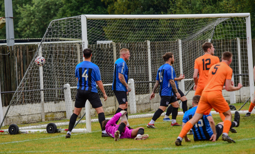 Friendly: Athersley Rec against Selston on Saturday. Picture: Andrew Copley.
