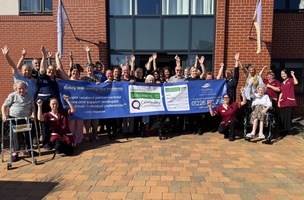 OUTSTANDING: Staff and residents at Sid Bailey.
