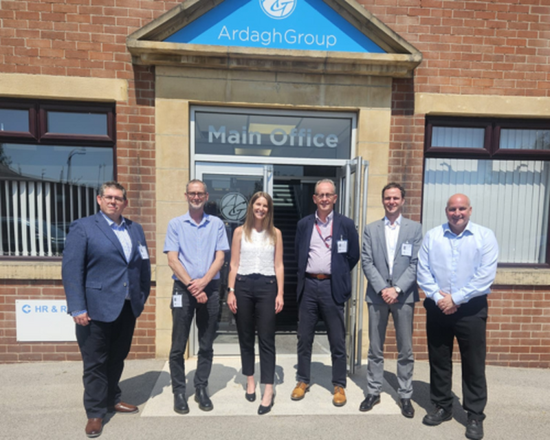 VISIT: Barnsley Council bosses heard about concerns in the glass industry recently.