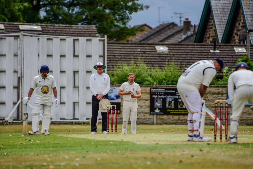 Darfield batting against Penistone