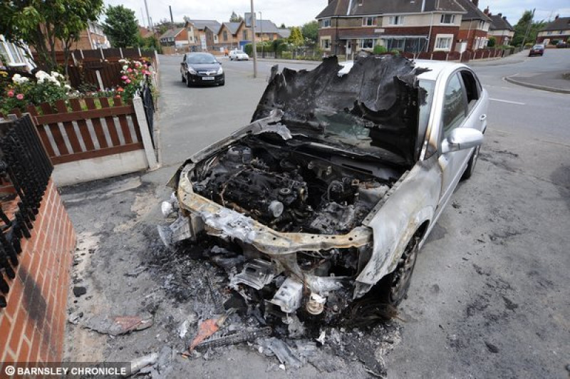 Main image for Cars torched in arson attack