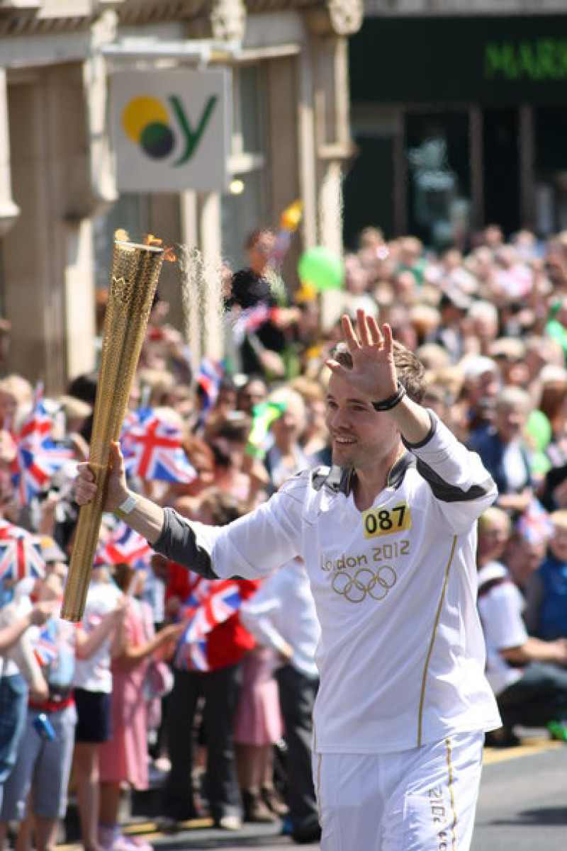 Main image for Olympic flame ignites creative flair in Mike