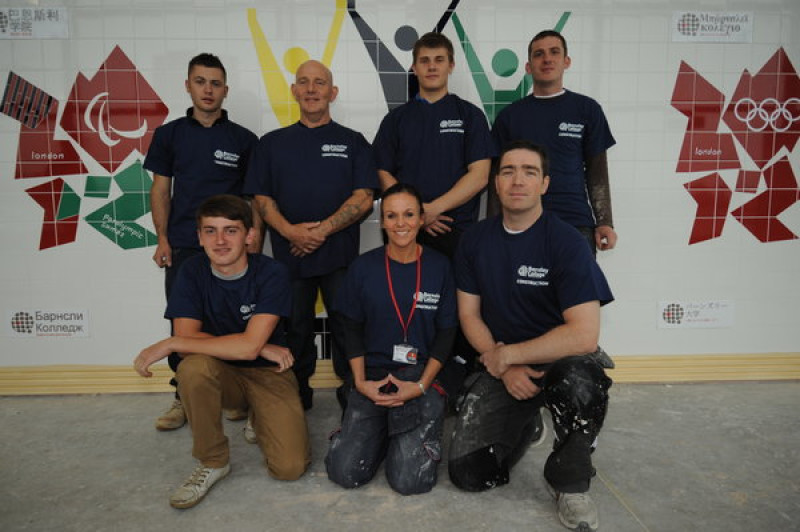 Main image for Trainees building up for success