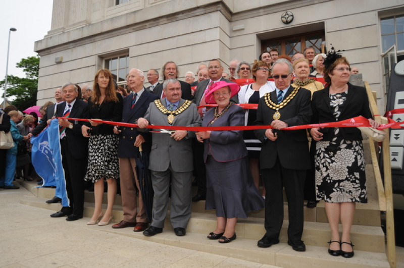 Main image for £1.9m town hall square opens
