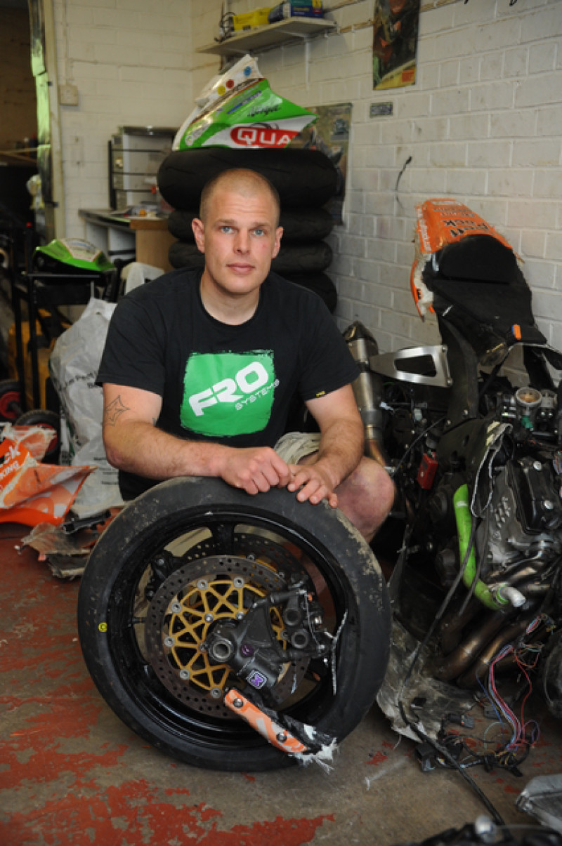 Main image for Howarth wins TT prize a year after crashing into spectators