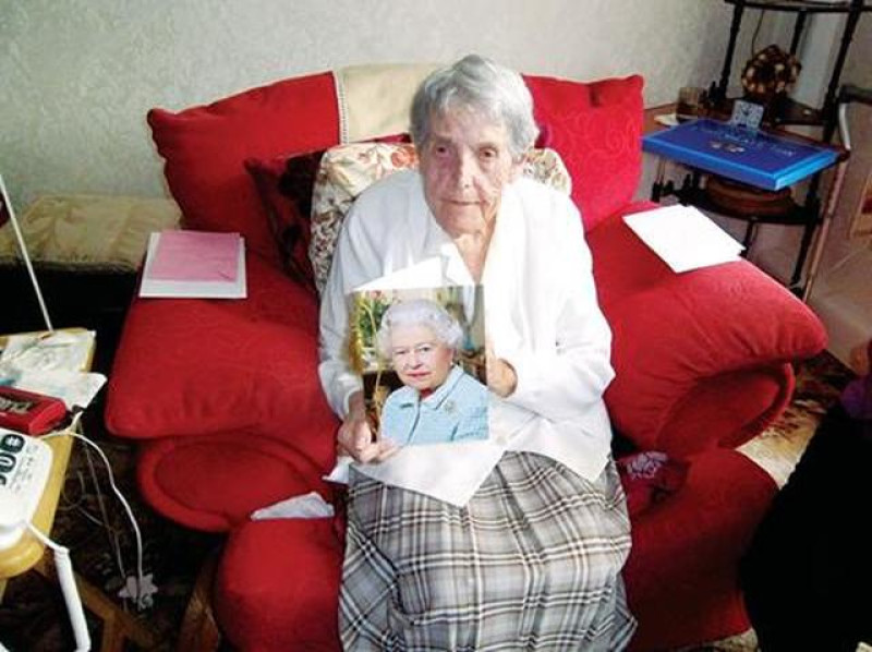 Main image for Happy-go-lucky Maisie celebrates 100th birthday