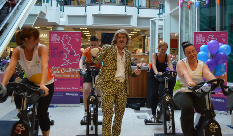 Main image for Charity cycle challenge raises cash