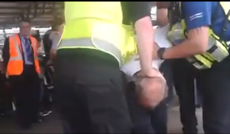 Main image for Pensioners arrested during protest
