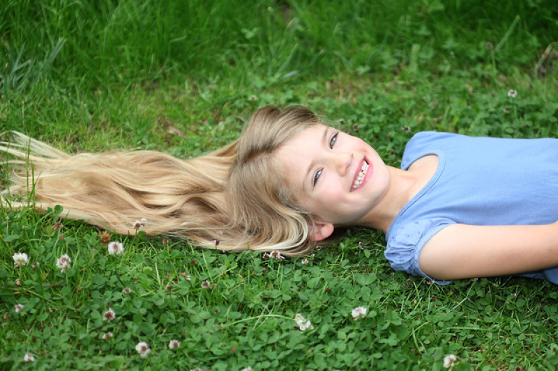 Main image for Schoolgirl chops off locks for charity