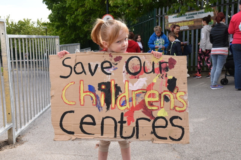 Main image for Children's centre battle picks up pace