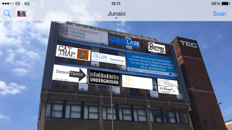 Main image for Augmented reality first for Barnsley building