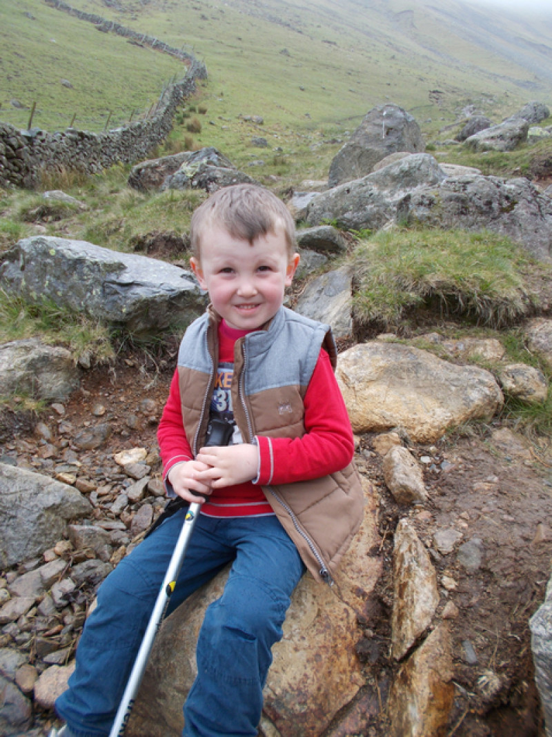 Main image for Barnsley tots conquer England's highest peak