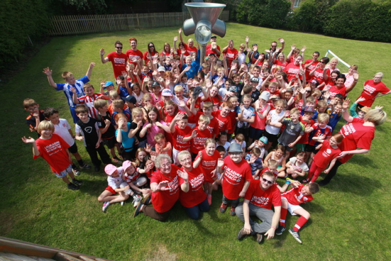 Main image for Lad raises cash for Leukaemia research