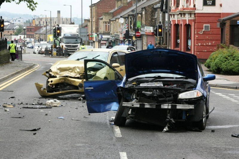 Main image for Suspected stolen car involved in Sheffield Road collision