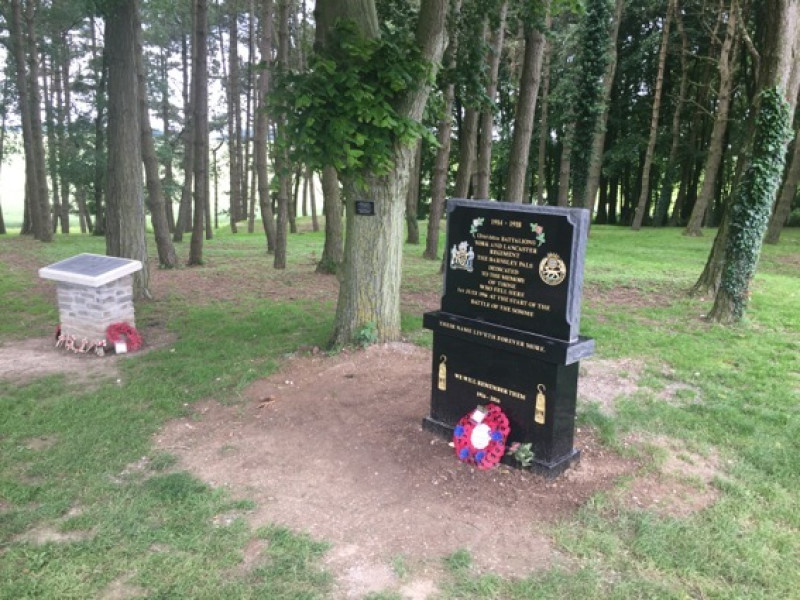 Main image for Improvements made to Barnsley Pals memorial