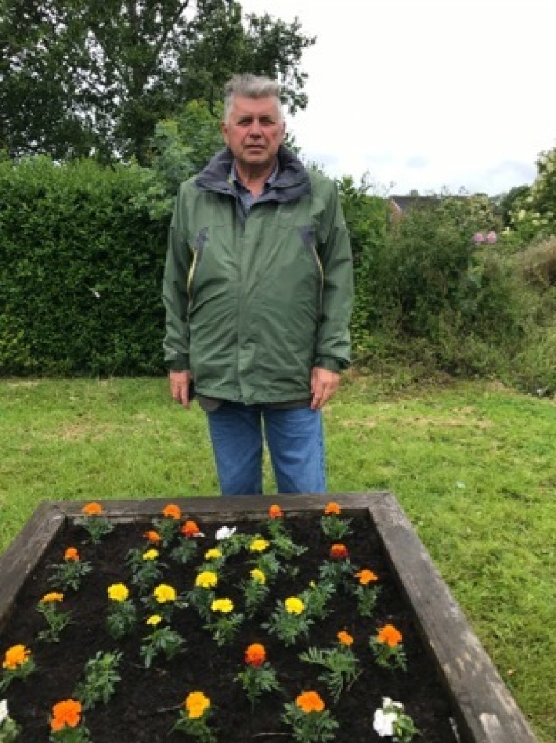 Main image for Reward offered after flowers stolen from village