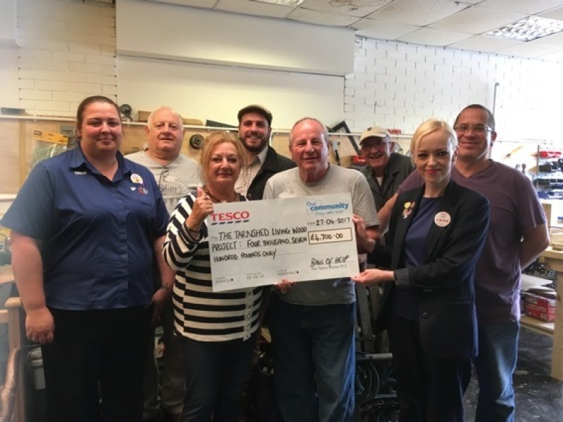 Main image for Men’s shed group receives funding from Tesco