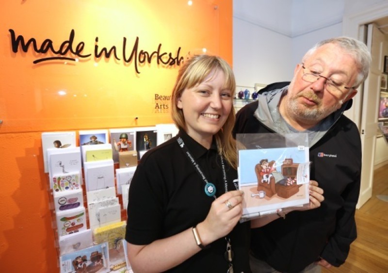 Main image for Artist creates special Father’s Day cards