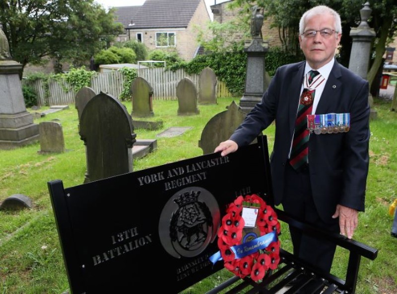 Main image for Cemetery chosen as fitting location for Pals memorial bench