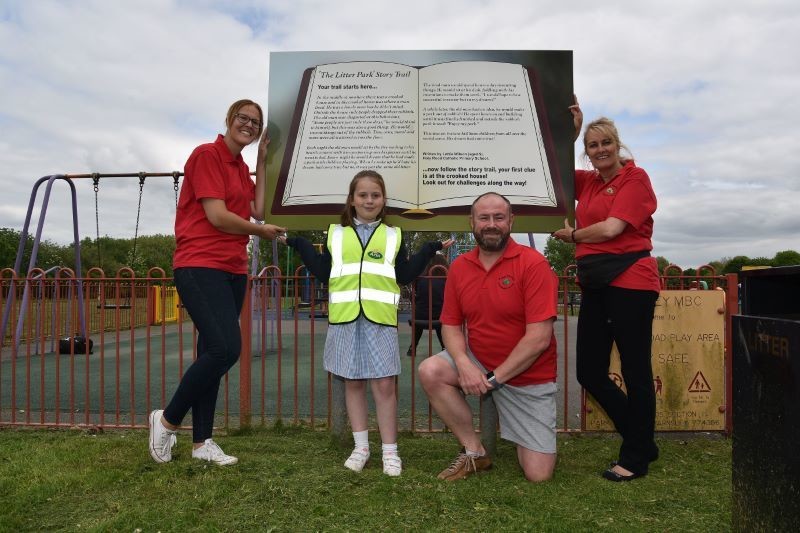 Main image for Fairytale ending for Lottie as park’s story trail opens