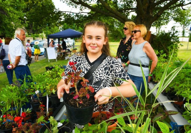 Main image for Sun shines on Cawthorne garden event