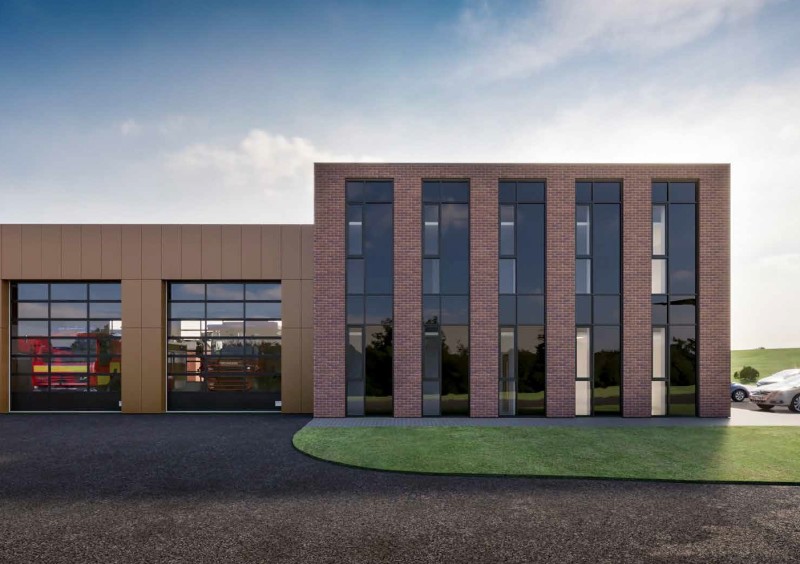 Main image for New fire station’s work begins