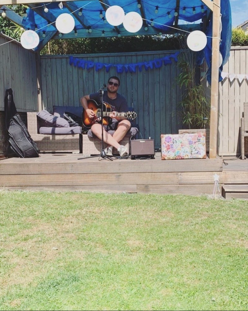 Main image for Musician seizes opportunity to perform
