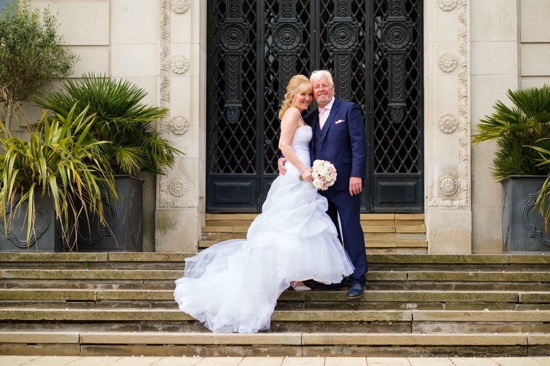 Main image for Couple finally tie the knot