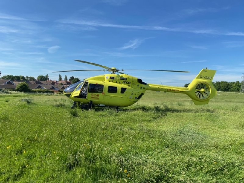 Main image for Ten-year-old boy taken to hospital after collision