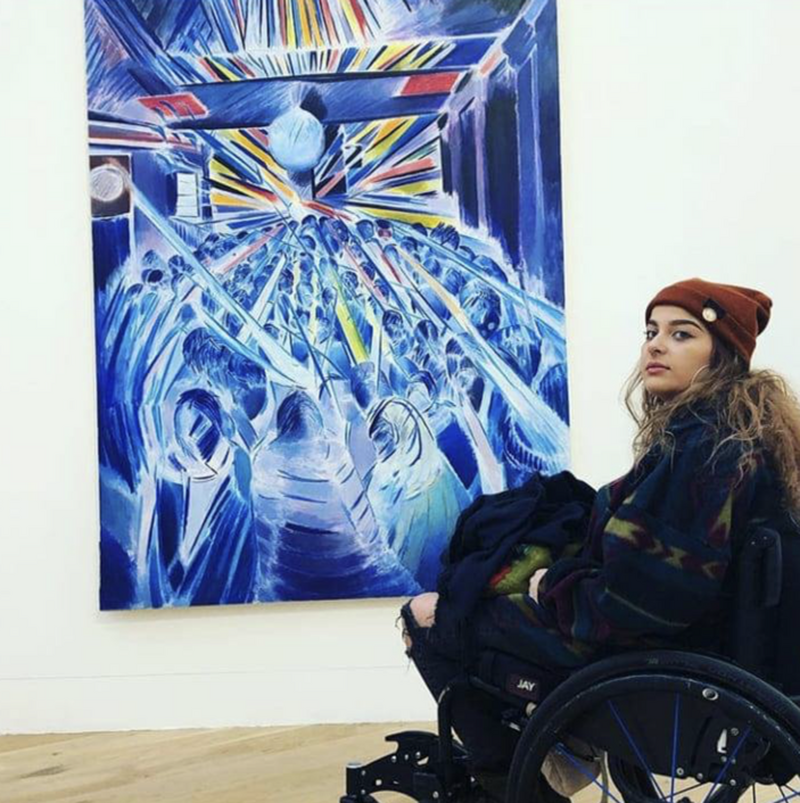 INSPIRATIONAL: Maisie Graham, who went on to study art at university following her shock paralysis, will scale Wales’ highest mountain.