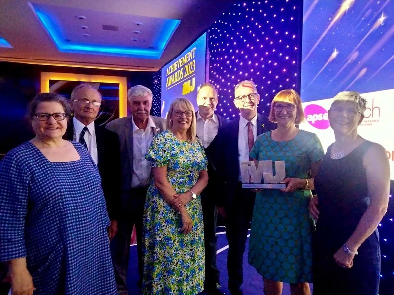 COUNCIL OF THE YEAR: Barnsley Council picking up their second award.