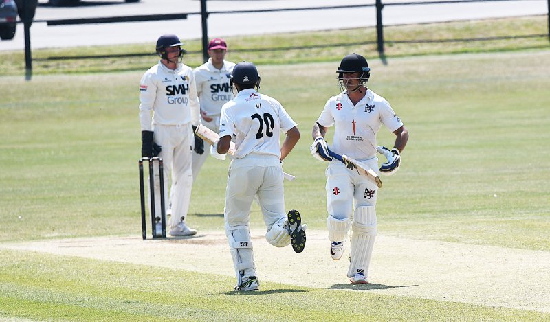 Barnsley batting against Sheffield Collegiate