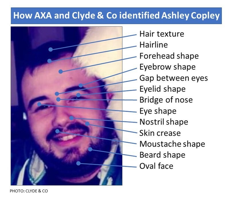 DISHONEST: The social media photo of Copley with a witness, who he claimed he had never met.