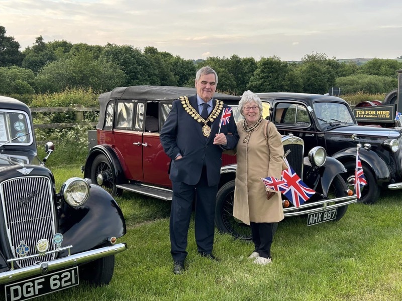 COMMEMORATION: Mayor of Barnsley John Clarke with mayoress Doreen.