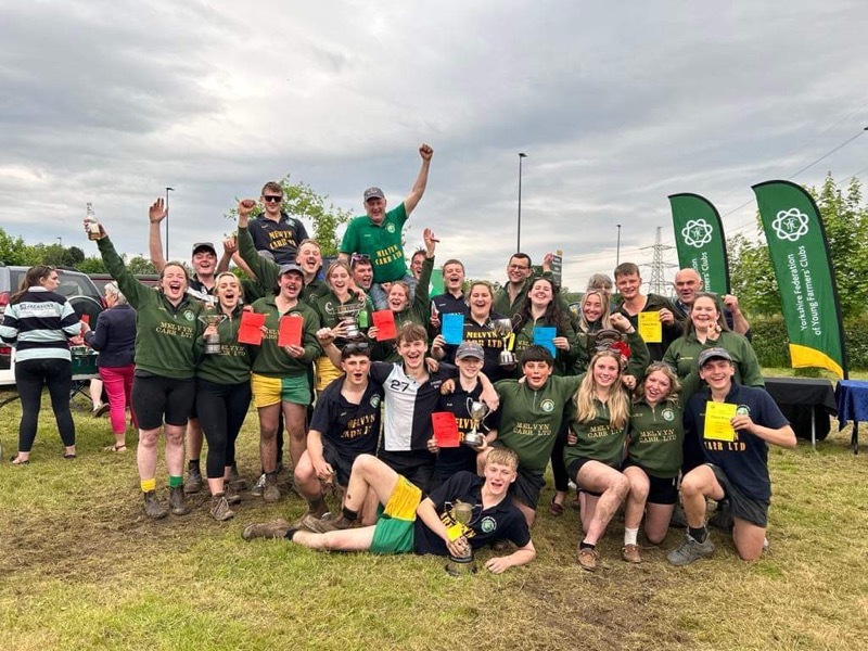WINNERS: The Penistone Young Farmers Club.