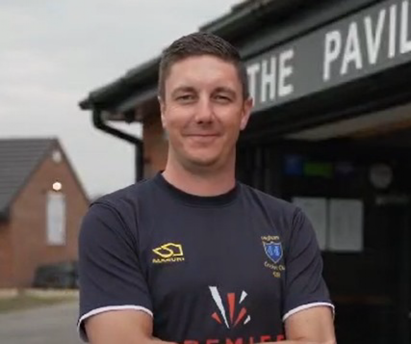 Main image for Burden carries bat with 182 in big Higham win