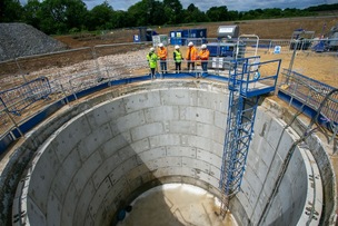 Pictured is project manager for Yorkshire Water Martin Inneson, and site manager from Sapphire Jason Clark. Picture Shaun Colborn PD093263