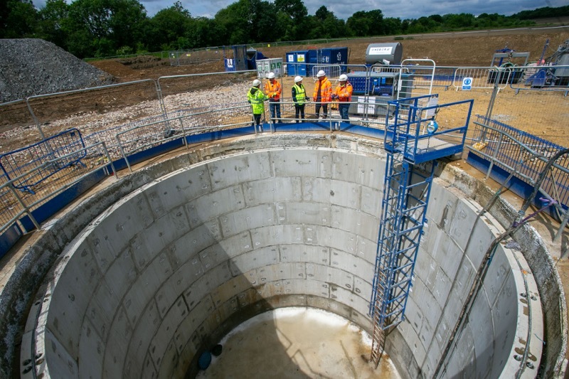 Pictured is project manager for Yorkshire Water Martin Inneson, and site manager from Sapphire Jason Clark. Picture Shaun Colborn PD093263